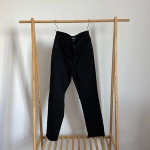 Paige black hoxton straight ankle jeans